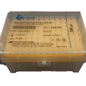 سرسمپلر شفاف داخل رک بدون فیلتر ۲۰۰-۱۰ میکرولیتر DnaseRnaseFree بسته ۹۶ عددی